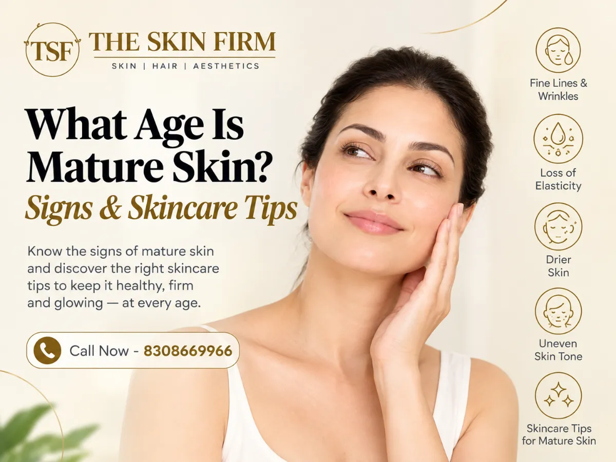 What Age Is Mature Skin? Signs & Skincare Tips | The Skin Firm