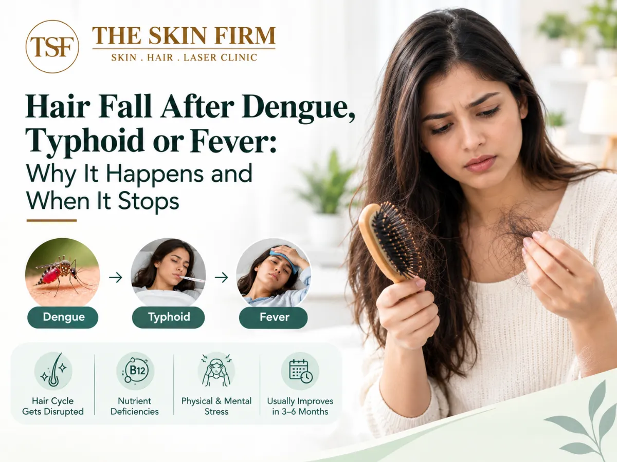 Hair Fall After Dengue, Typhoid or Fever: Why It Happens and When It Stops