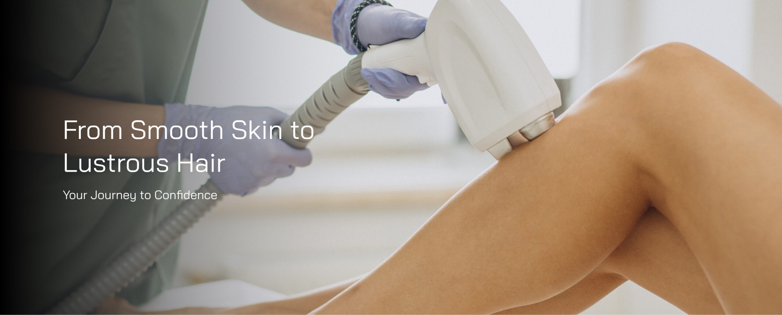 Smooth, hair-free skin achieved through advanced laser therapy at The Skin Firm.